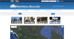 Desktop Screenshot of montrealrealties.net